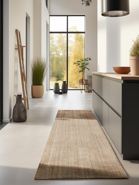 Staza jutenia u prirodnoj boji 80x200 cm Bouclé – Hanse Home