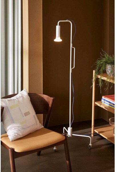 Podne Lampa Hübsch, Sivo, Dnevna soba, Metal, Dizajn