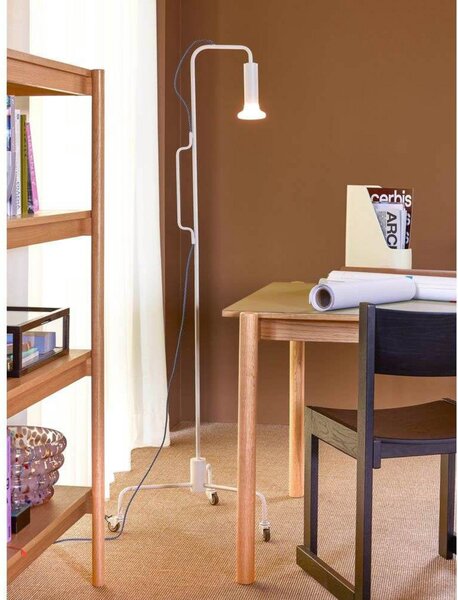 Podne Lampa Hübsch, Sivo, Dnevna soba, Metal, Dizajn
