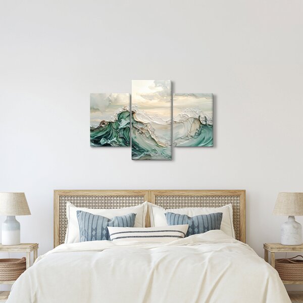 Slika - 3D morska apstrakcija (90x60 cm)