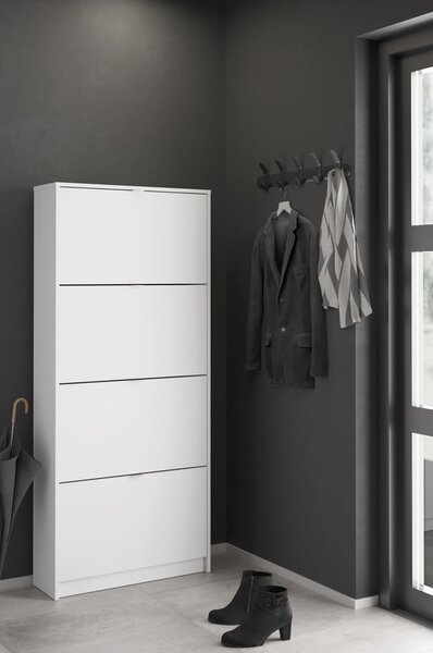 Bijeli preklopni ormarić za cipele Shoes – Tvilum