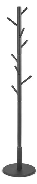 Crna vješalica od masivnog kaučuka ø 36x170 cm Bro – Spinder Design