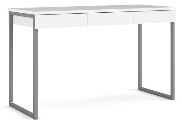 Bijeli radni stol Tvilum Function Plus, 126 x 52 cm