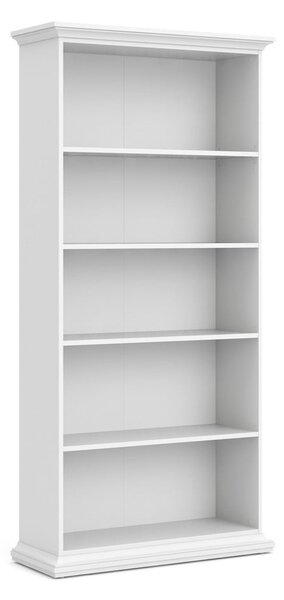 Bijela biblioteka 96x201 cm Paris – Tvilum