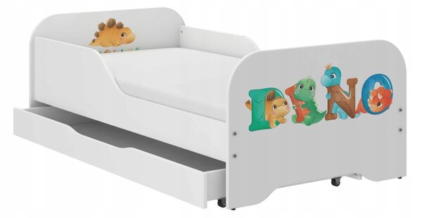 Kompletan dječji krevet 140 x 70 cm - DINO KIDS