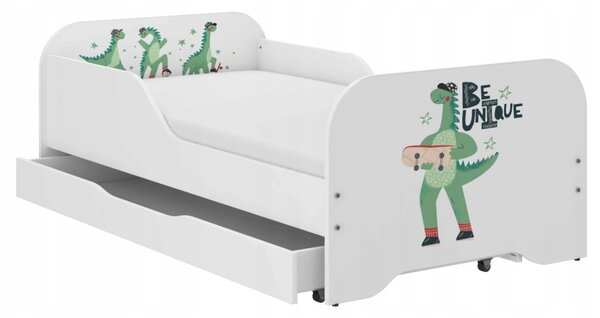 Kompletan dječji krevet 140 x 70 cm - DINO TRAVEL