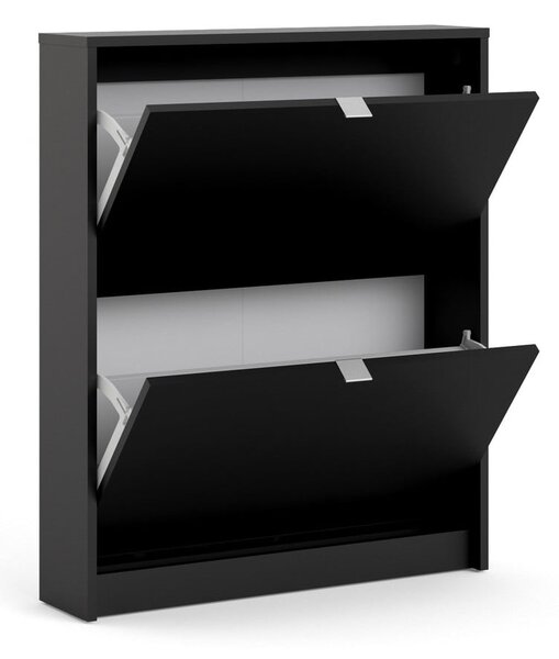 Crni preklopni ormarić za cipele Shoes – Tvilum