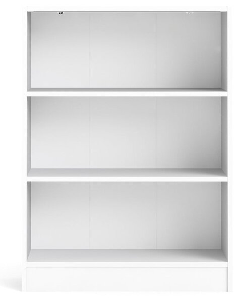 Bijela polica za knjige Tvilum Basic, 79 x 107 cm