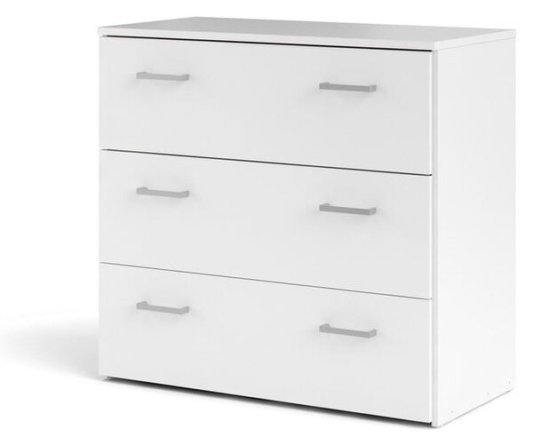 Bijela niska komoda 74x70 cm Space – Tvilum