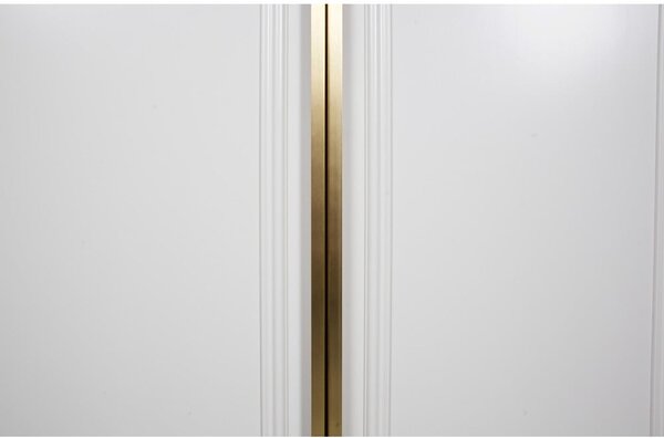 Svijetlo sivi ormar od masivnog bora 110x215x62 cm Organize – WOOOD
