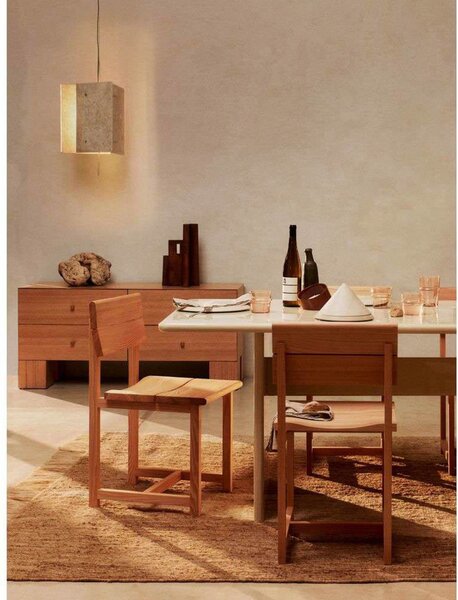 Viseće Svjetiljka ferm LIVING, Bež, Blagovaonica, Kamen