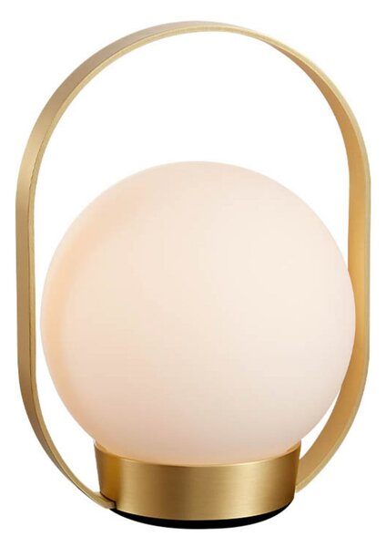 Stolne Lampa ANTIDARK, Zlato / mjed, Spavaća soba, Aluminij