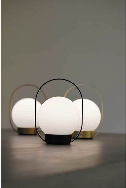 Stolne Lampa ANTIDARK, Smeđa / hrđa, Spavaća soba, Aluminij