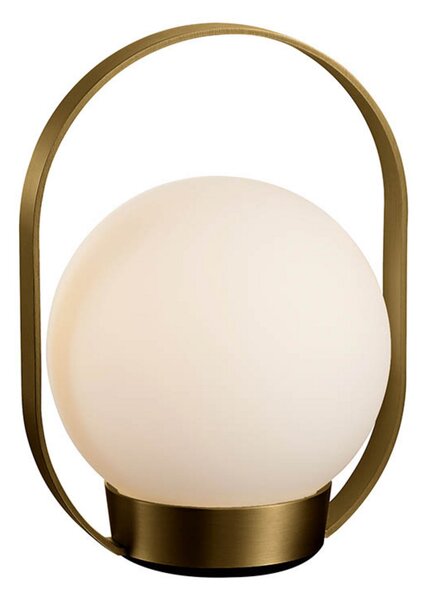 Stolne Lampa ANTIDARK, Smeđa / hrđa, Spavaća soba, Aluminij