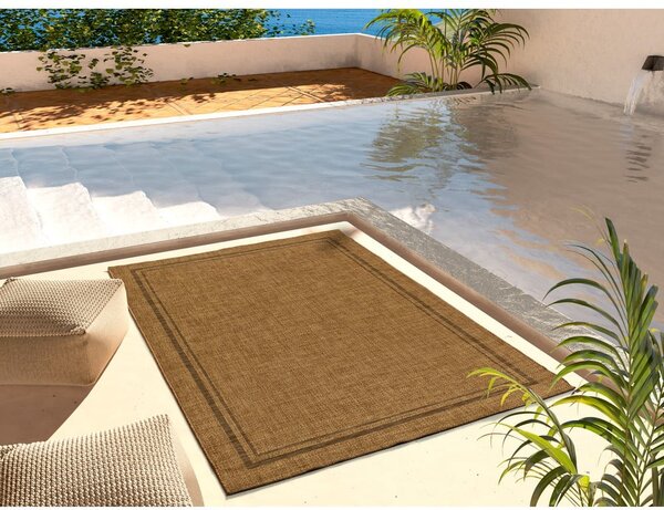 Smeđi vanjski tepih 80x150 cm Guinea Natural – Universal