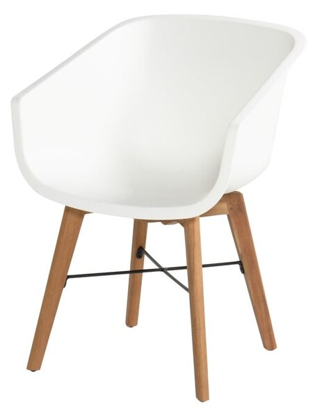 Bijele plastične vrtne stolice u setu 2 kom Amalia – Hartman