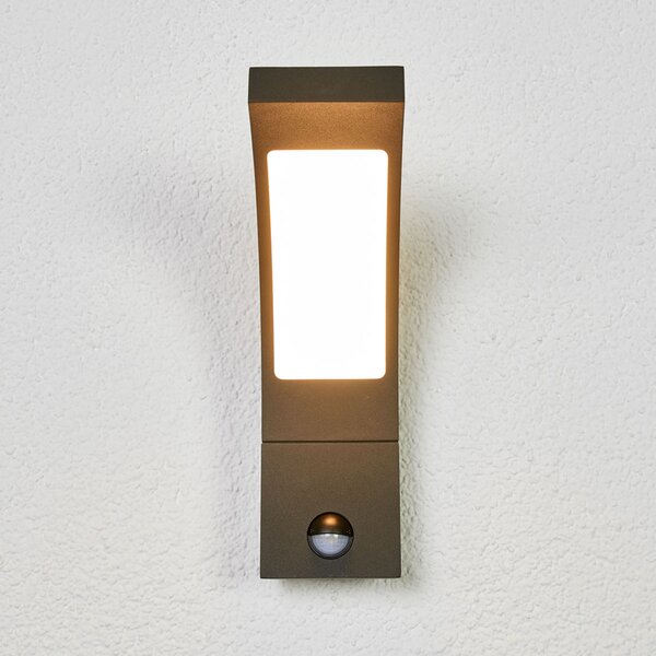 Juvia LED Vanjski Zidna lampa w/Senzor Graphite - Lucande