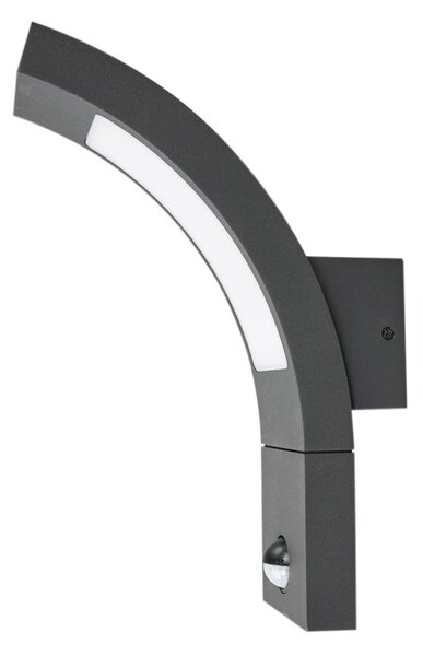 Juvia LED Vanjski Zidna lampa w/Senzor Graphite - Lucande