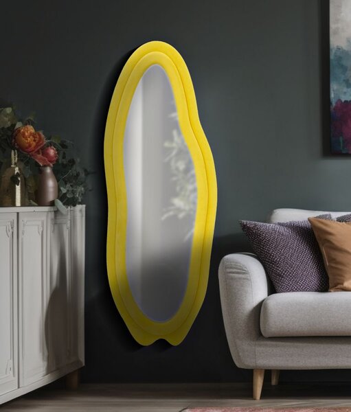 Zidno ogledalo Chanele Yellow