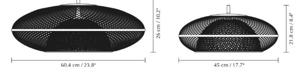 Sjenilo u zlatnoj boji ø 60 cm Faraday – UMAGE