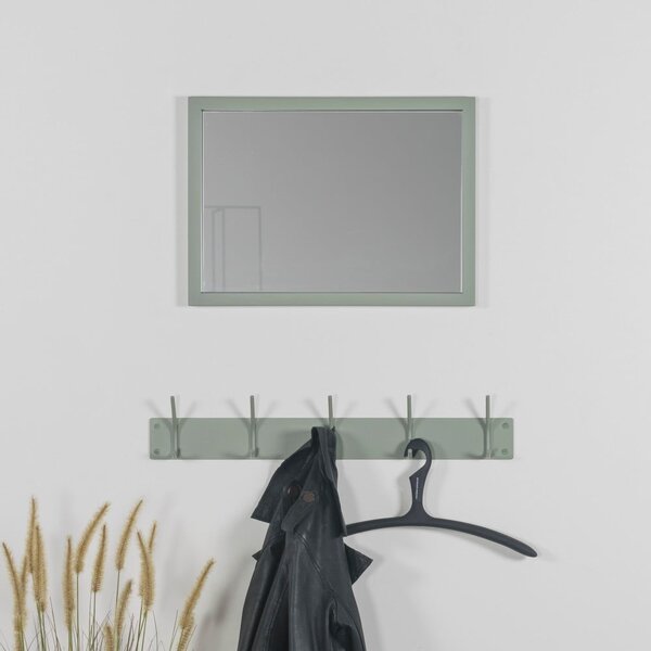 Prljavo zelena metalna zidna vješalica 70 cm Fusion – Spinder Design