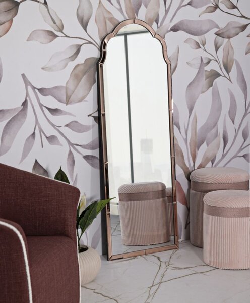 Zidno ogledalo Tangier Pink Large