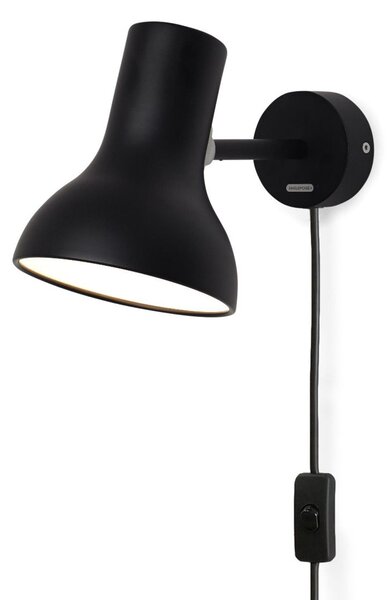 Zidne Svjetiljka Anglepoise, Type 75 Mini, Crno, Dnevna soba, Metal, Dizajn