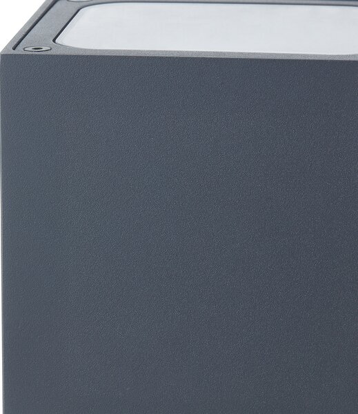 Vanjske Svjetiljka Lucande, Merjem, Sivo, Balkon, Aluminij, Moderan