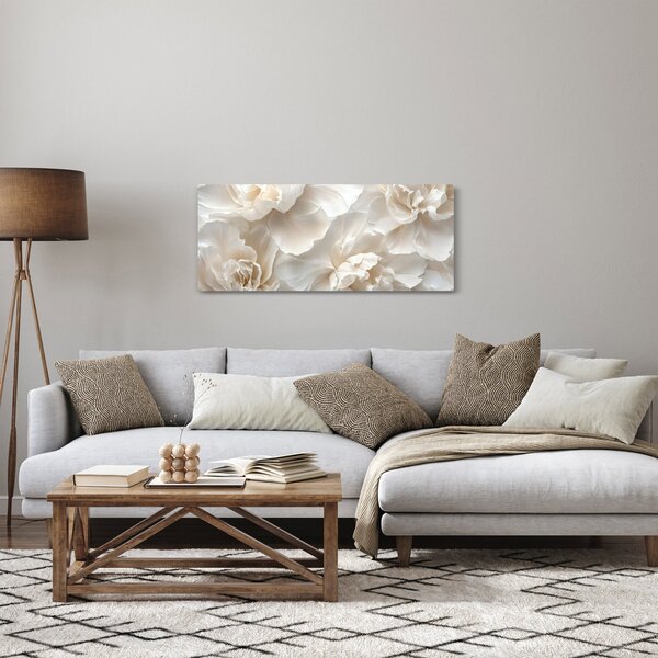 Slika - Nježne božure (120x50 cm)