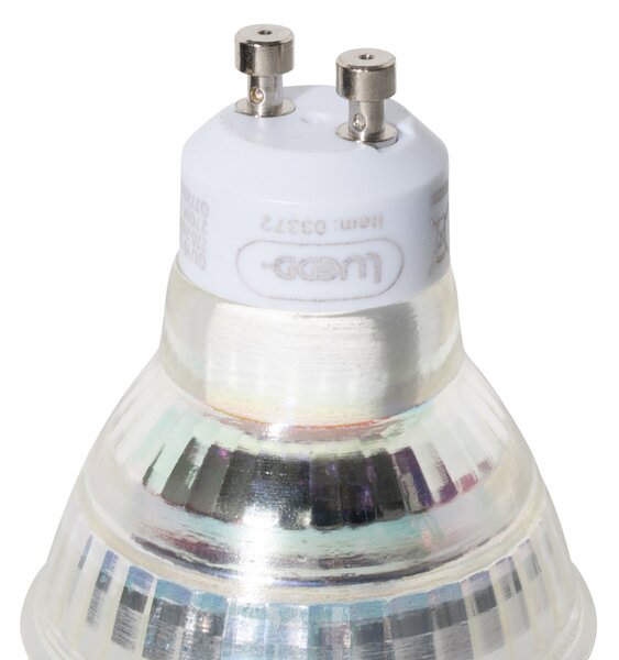 Set od 5 GU10 50mm LED žarulja prozirne 2.5W 450 lm 2700K