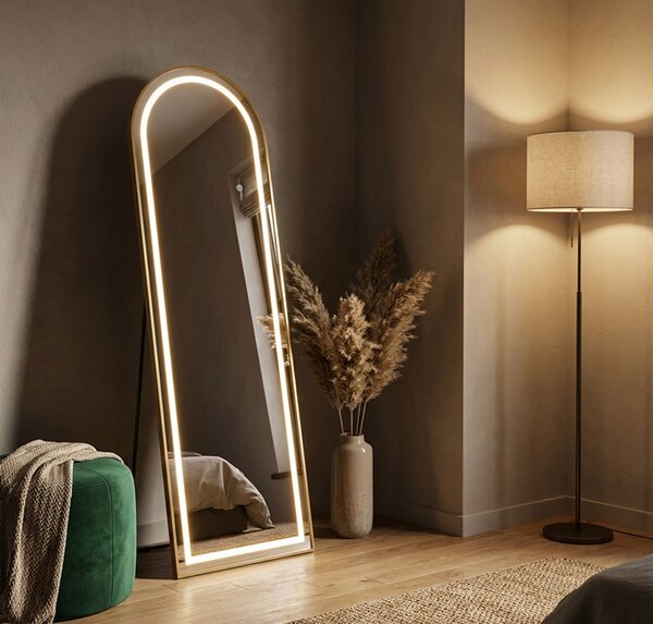 Stojeće ogledalo LED Simple Arc
