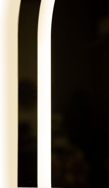 Zidno ogledalo LED Simple Oval