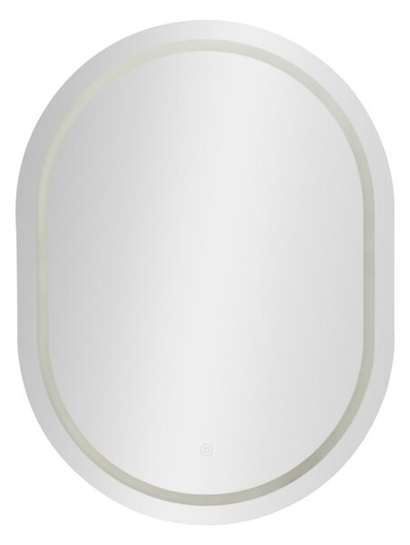 Zidno ogledalo LED Simple Oval