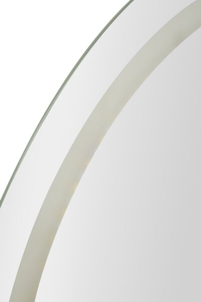 Zidno ogledalo LED Simple Oval