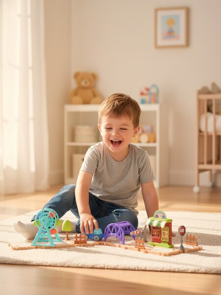 Sinsay - DIY set – Staza od puzzli za samostalno sastavljanje s vozilom