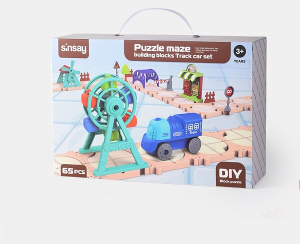 Sinsay - DIY set – Staza od puzzli za samostalno sastavljanje s vozilom