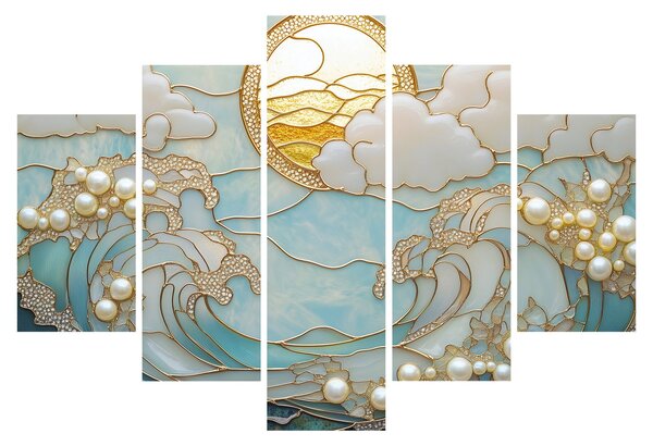 Slika - 3D biseri u oceanu (150x105 cm)