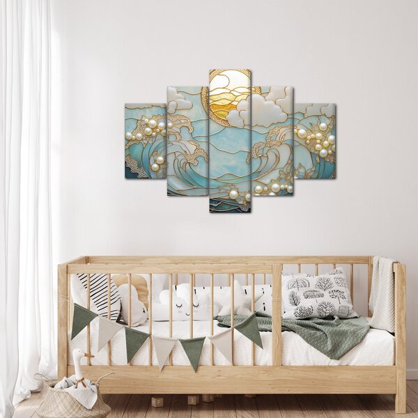 Slika - 3D biseri u oceanu (150x105 cm)