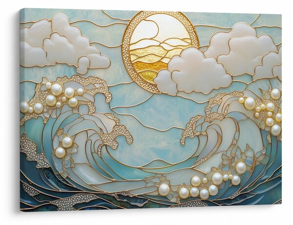 Slika - 3D biseri u oceanu (70x50 cm)