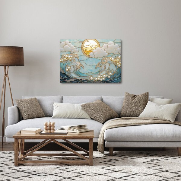 Slika - 3D biseri u oceanu (70x50 cm)