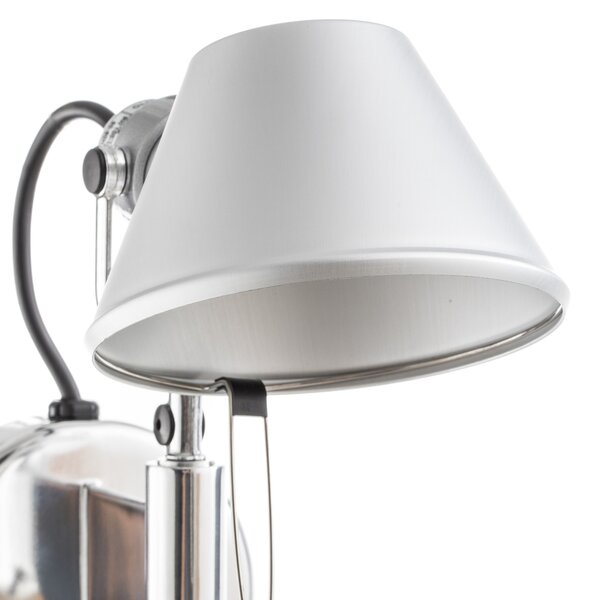 Zidne Svjetiljka Artemide, Tolomeo Micro Faretto, prigušiv, Metalik, Dnevna soba, Metal, Dizajn