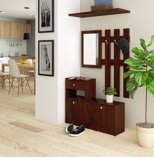 Zondo.hr Set za predsoblje Zariel (wenge). Akcija -21%. 1068549