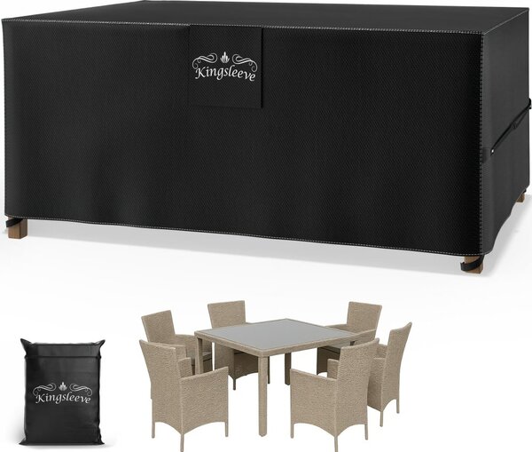 KINGSLEEVE® vodootporna zaštitna navlaka za vrtni set 308 x 138 x 89 cm
