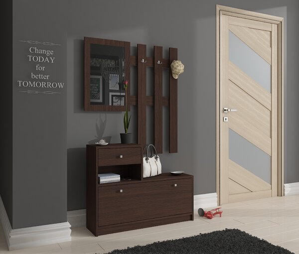 Zondo.hr Set za predsoblje Zariel (wenge). Akcija -21%. 1068549