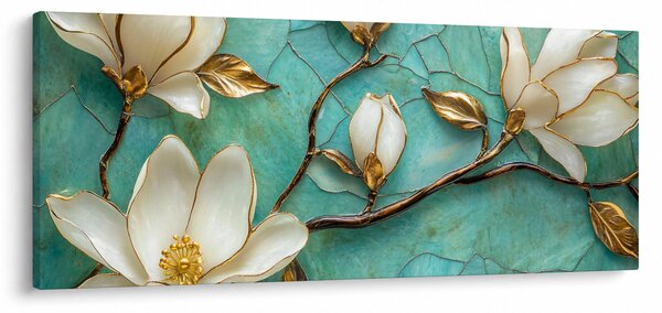 Slika - 3D magnolije (120x50 cm)