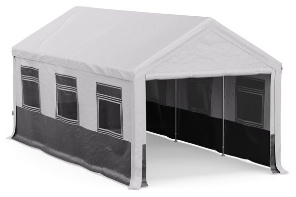 Blumfeldt Party Haven, šator, 598 x 296 x 280 cm, otporan na vremenske uvjete, čelični okvir, jednostavan za sastavljanje, s bočnim stijenkama