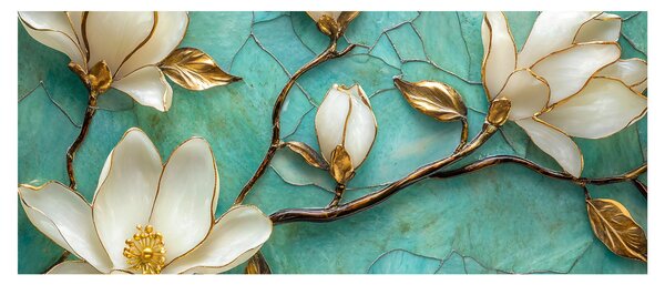 Slika - 3D magnolije (120x50 cm)