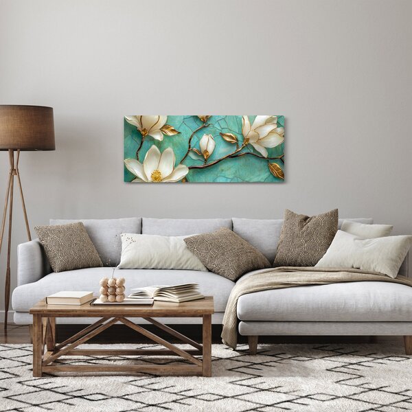 Slika - 3D magnolije (120x50 cm)