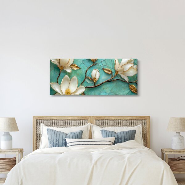 Slika - 3D magnolije (120x50 cm)