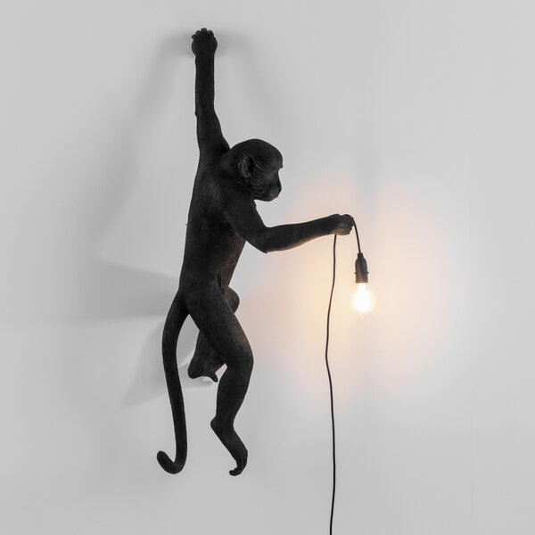 Vanjske Svjetiljka SELETTI, Monkey Lamp, Crno, Plastika, Dizajn